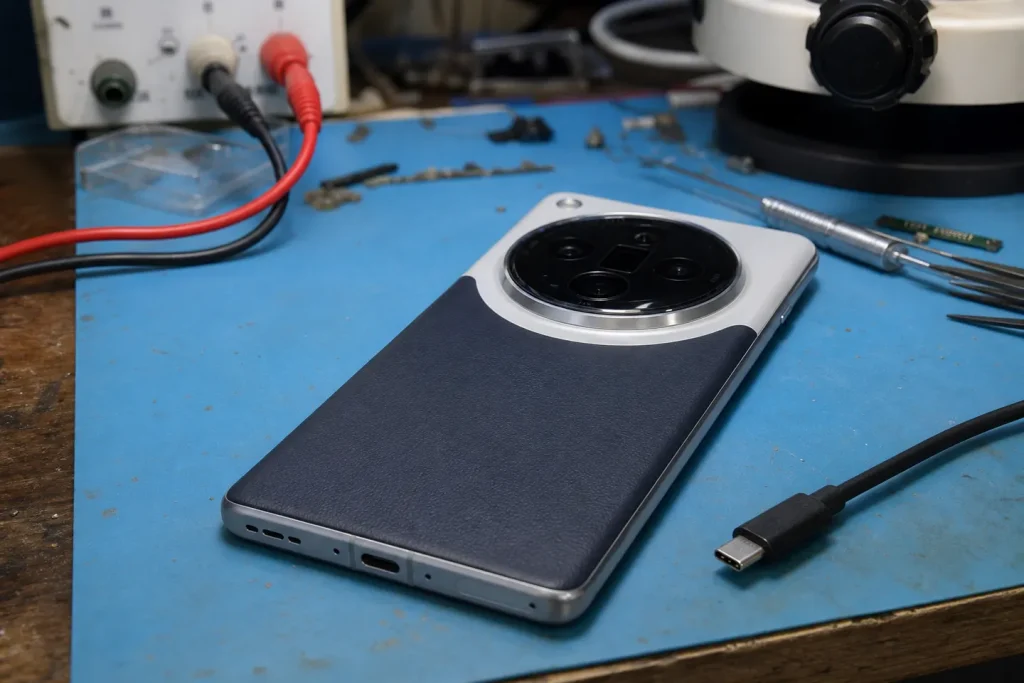 Find X7 Ultra 循环重启：不刷机的分层检测与目录导出设备工作台静物图
